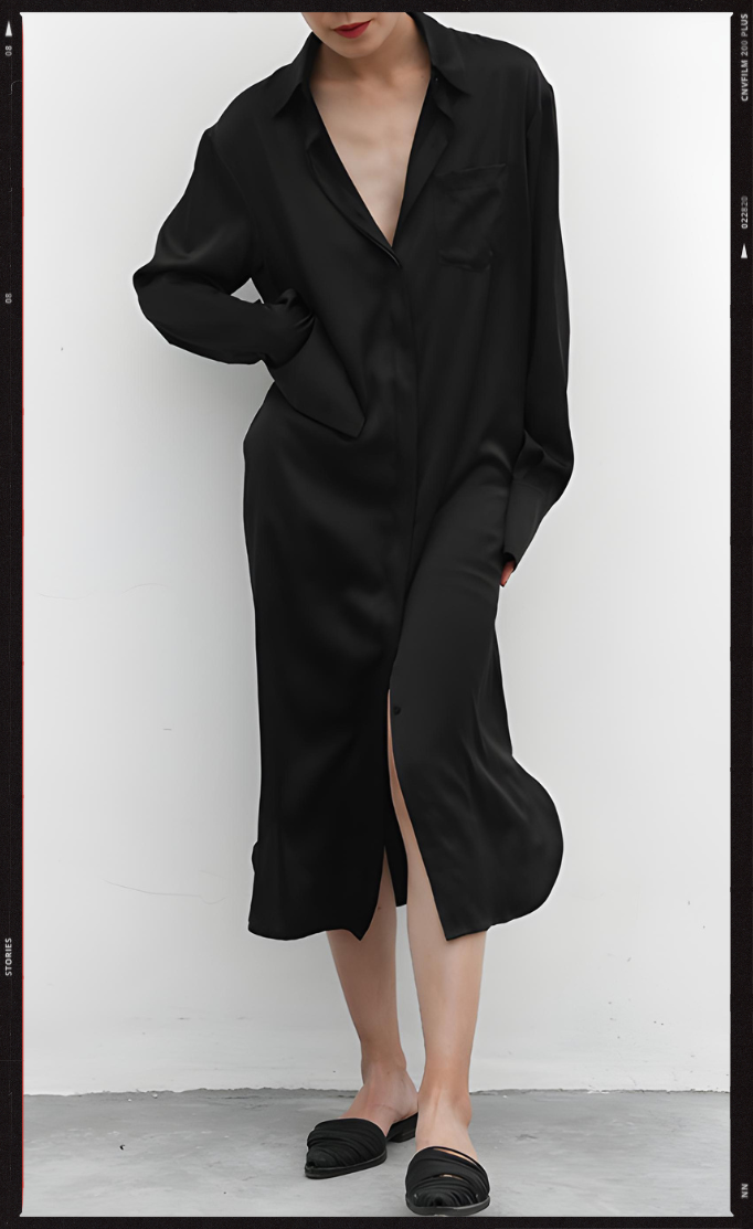 SILK NOIR DRAPE