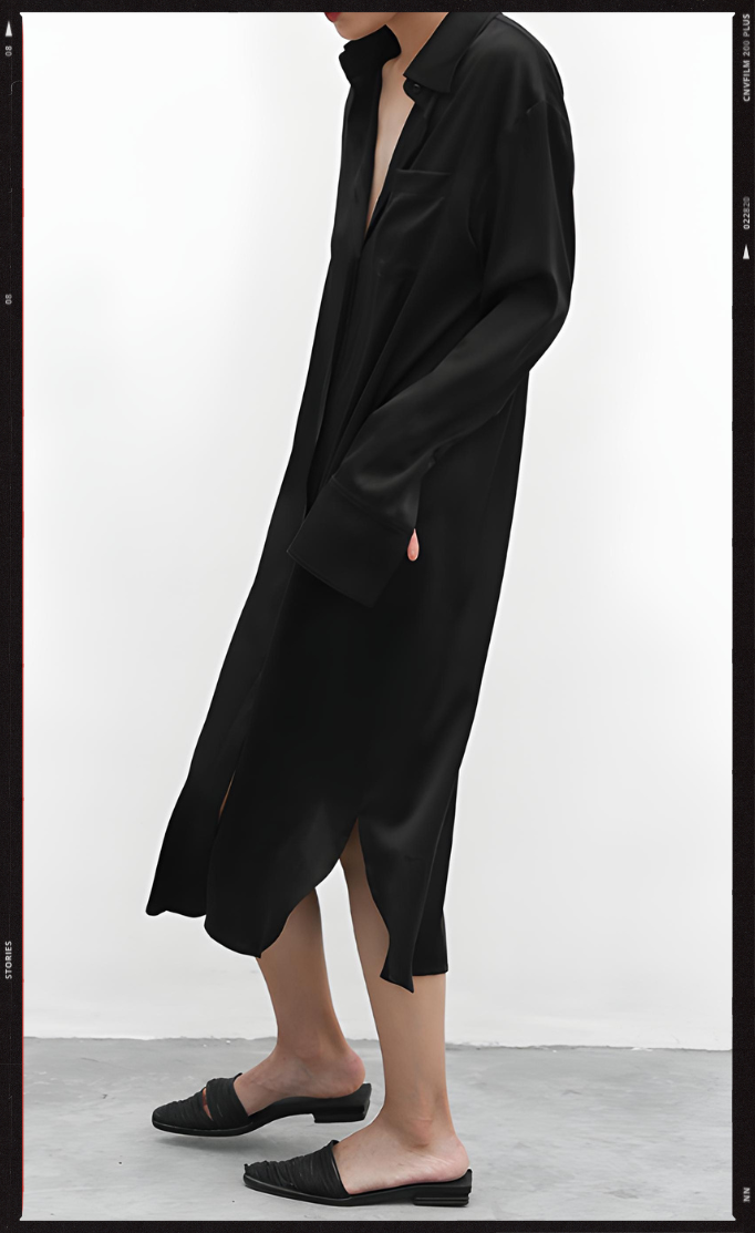 SILK NOIR DRAPE