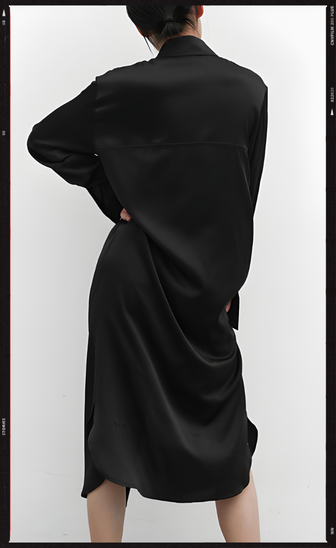 SILK NOIR DRAPE